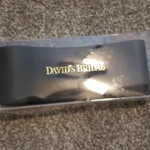 David's Bridal black sash